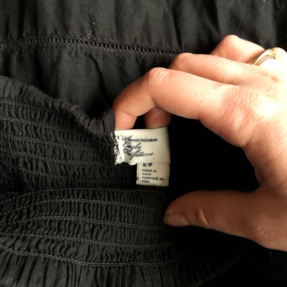 Black strapless flowy dress - Picture 2 of 2